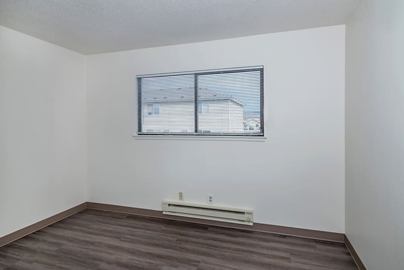 Classic two bedroom apartment interior at Campus Village